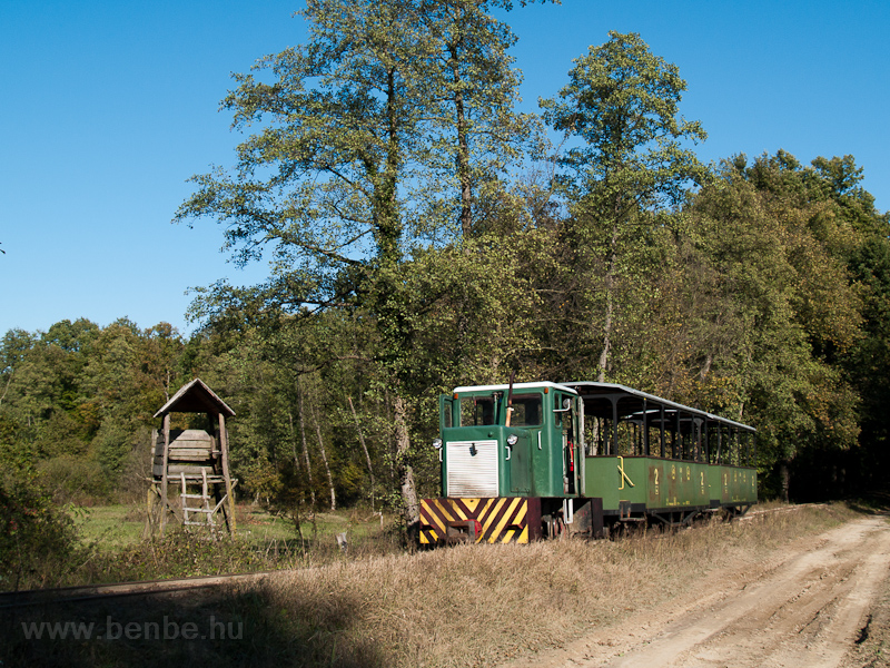 The C50 of the Mesztegnyő Forest Railway somewhere along the line photo