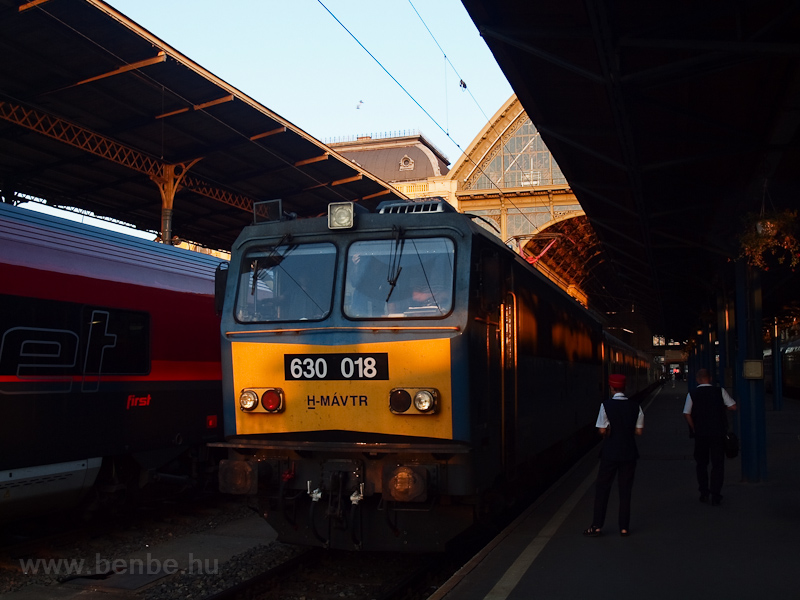 A MV-TR 630 018 Budapest-Keleti plyaudvaron fot