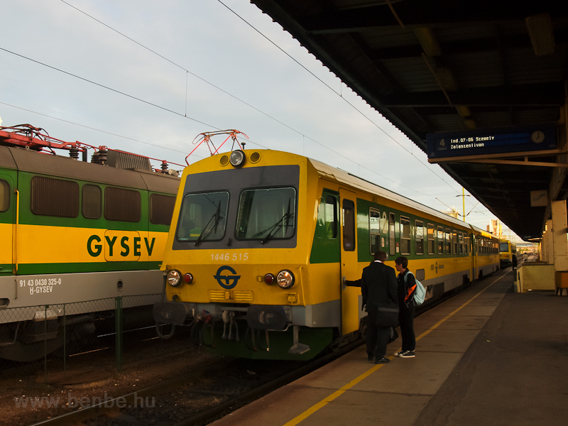 The GYSEV 1446 515 seen at  photo