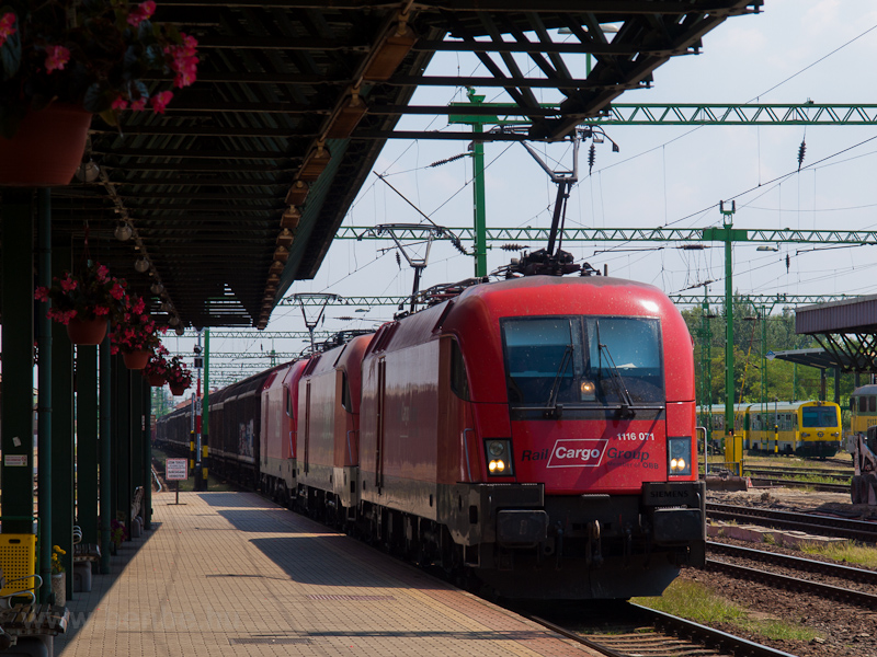 The BB/RailCargoGroup 1116 071 seen at Sopron photo