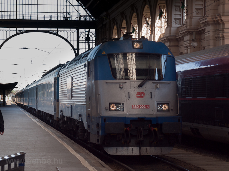 A ČD 380 003-4 Budapest-Keleti plyaudvaron fot