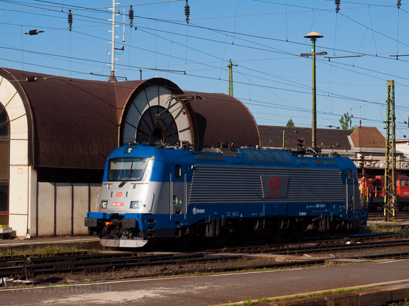 A ČD 380 006-7 Budapest-Keleti plyaudvaron fot