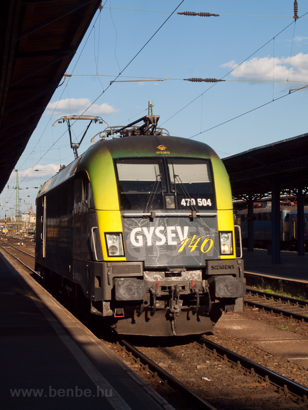 A GYSEV 470 504 Budapest-Keleti plyaudvaron fot