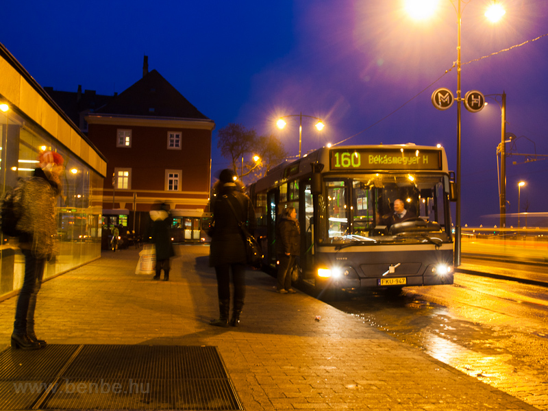 BKV 160-as autbuszjrat az fot