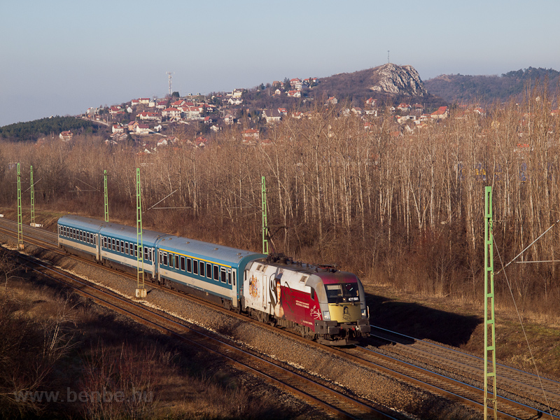 The GYSEV 470 501 seen between Trkblint and Budars photo