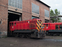 Az ISD Dunaferr A23 062 és A23 057 a fűtőházban