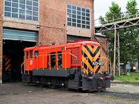 Az ISD Dunaferr A23 057 a fűtőházban