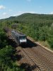 The MRCE ES 64 F4 - 156 between Szrliget and Szr as a lonely locomotive