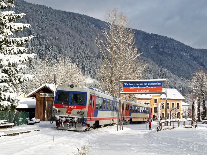 Az ÖBB 5047 038-4 Markt St. Aegyd am Neuwalde végállomáson fotó