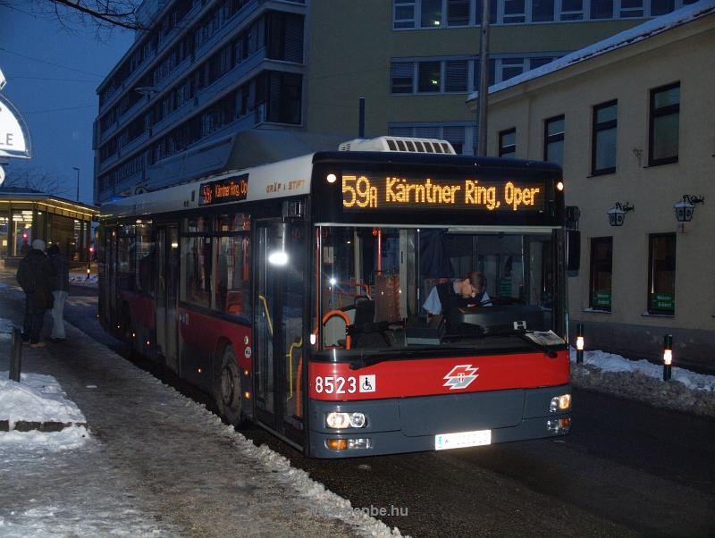 Wiener Linien 59A jelzsű autbusz Meidling / Philadelphiabrcke előtt fot