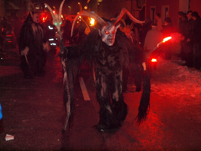 Krampuszfölvonulás Hohenbergben fotó