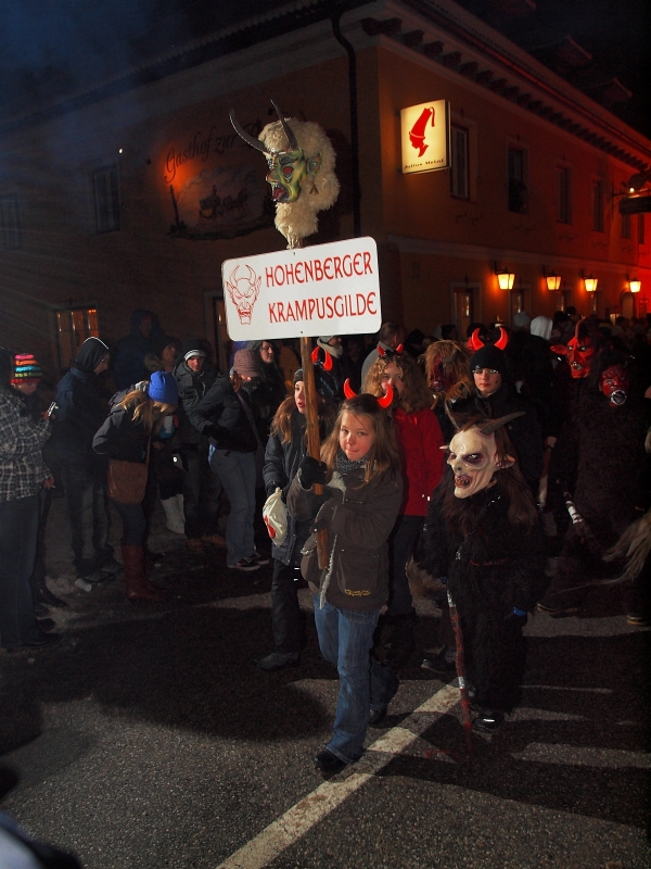 Krampuszflvonuls Hohenbergben fot