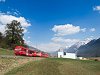 Az RhB BDt 1753-as vezérlőkocsija Scuol-Tarasp állomáson