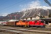 The RhB Ge 4/4<sup>II</sup> 630 and the Ge 3/3 215 at Samedan, the Eastern centre of the Rhtian Railways