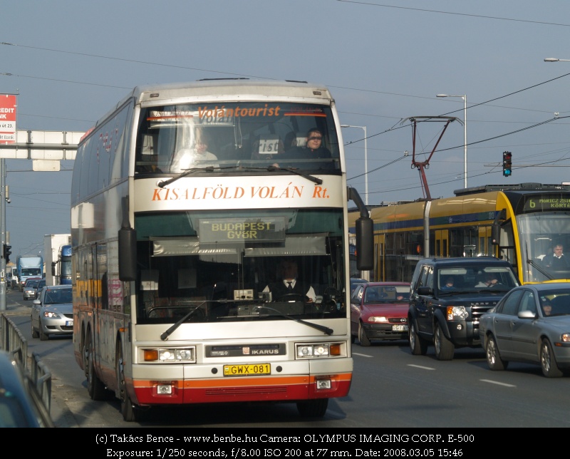 Budapest-Gyr emeletes buszjrat fot