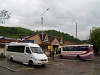 The autobus station at Rakhiv
