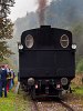 A MÁV TIVc 4296 (ex CFR 40,006) pályaszámú fogaskerekű gőzmozdonya Gömörvég (Tisovec-Bánovo, Szlovákia) állomáson