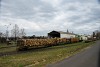 Freight train at Csömödér