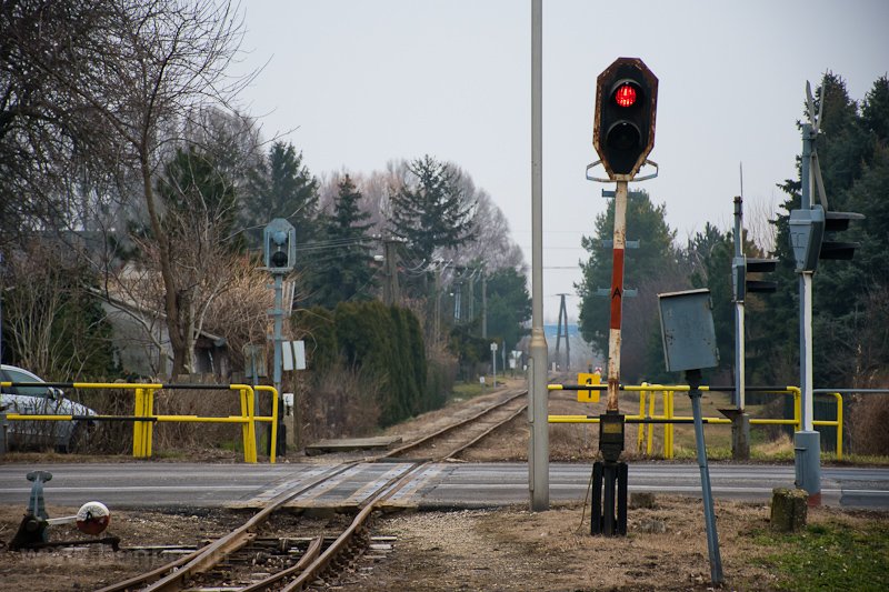 A 7-es t tjrjt fedező jelző Balatonfenyves GV llomson fot