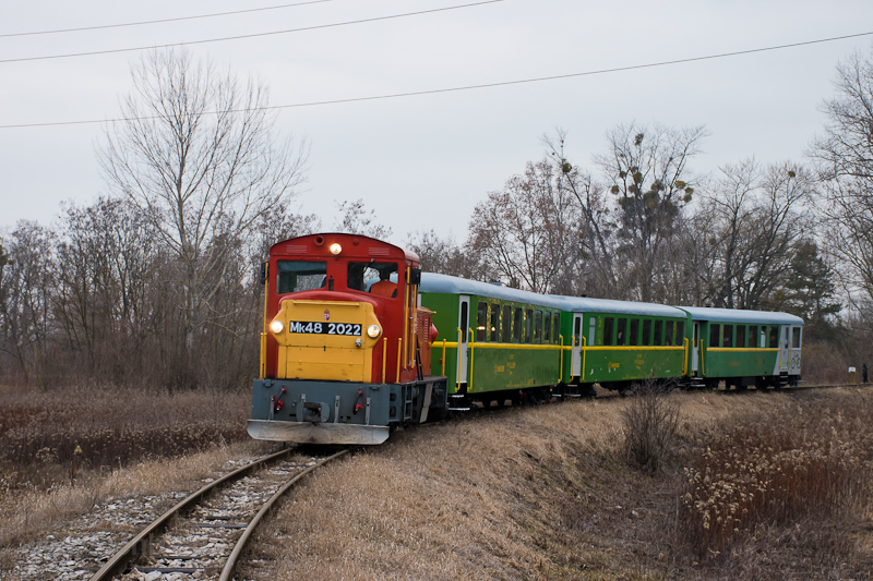 The MÁV-START Mk48 2022 seen between Pálmajor and Somogyszentpál felső photo