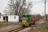 A MÁV-START C50 5713 gazdasági vasúti tehervonattal Somogyszentpál felső és Somogyszentpál között