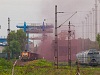 A MÁV-Trakció 408 303 Eperjeske-Átrakó állomáson, a Vasérccsúszdán