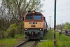 A MÁV-START 628 157 pályaszámú, normál nyomközű Szergeje Eperjeske rendező állomáson