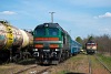 A Train Europe  2M62U 0070A Eperjeske rendező állomáson, mellette a 628 157