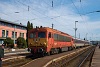 A MÁV-START 418 108 Záhony állomáson a Hortobágy EC nemzetközi vonattal