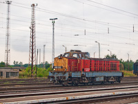 A MÁV-Trakció 408 302 pályaszámú Púpos Záhony állomáson