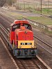 A MÁV-Trakció Zrt. 478 032 (ex-M47 2032) pályaszámú Dácsiája körbejár Kisterenye állomáson
