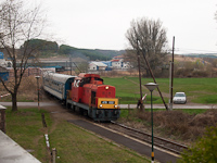 A MV-Trakci Zrt. 478 032 (ex-M47 2032) plyaszm Dcsija Mtraderecske megllhelynl