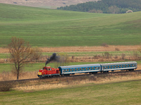 A MÁV-Trakció Zrt. 478 032 (ex-M47 2032) pályaszámú Dácsiája Mátraderecske és Mátraballa között