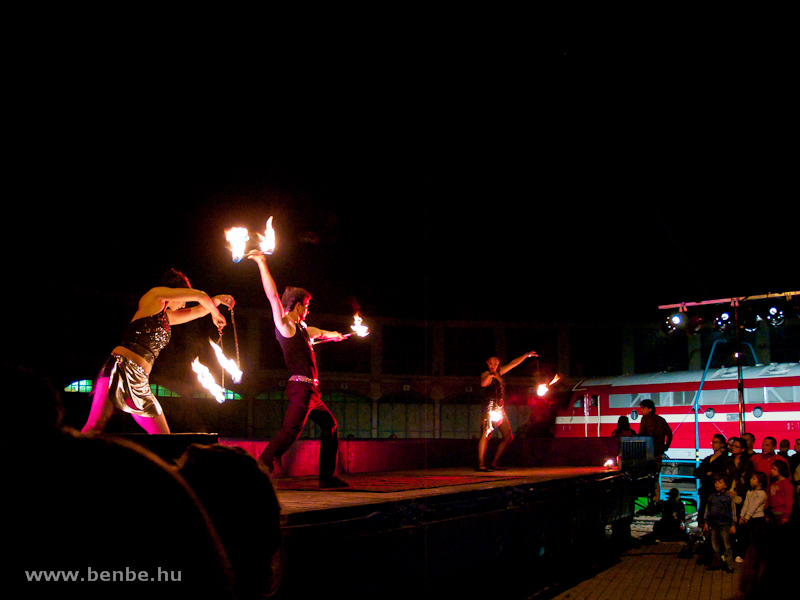 Flame dancers at the Fsti photo