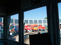 Locomotives seen from inside the Kandó