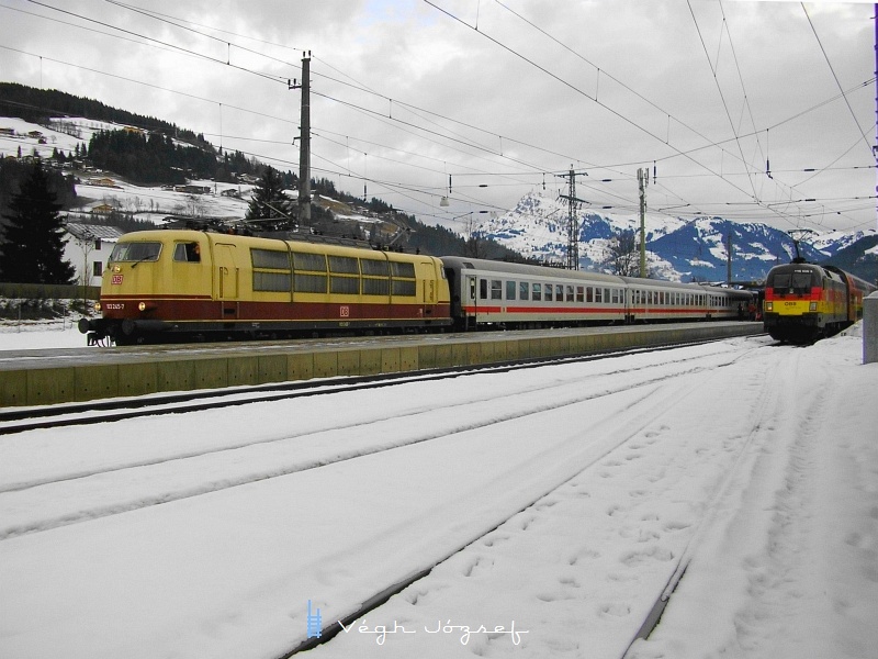 The DB 103 245-7 and the BB 1116 036-3 at Kirchberg in Tirol station photo