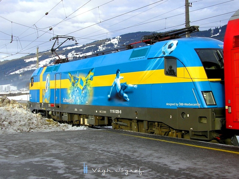 Az ÖBB 1116 029-8 Sweden-lo fotó