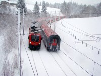 The ÖBB 1016 031-5 on the Giselabahn