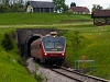 The SŽ 814 126 seen between Šentvid pri Gobelnem and Smarje pri Jelšah near the tunnel