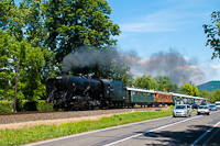 A MÁV Nosztalgia kft. 424 247 Badacsonytomaj és Badacsony között