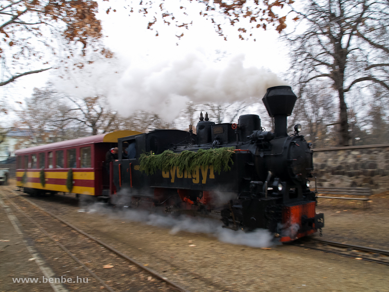 The Gyngyi steam locomotive at Gyngys photo