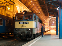 The MÁV-TR 431 374 (ex V43 1374) at Budapest-Keleti