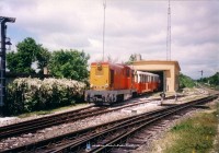 The Mk45 2002 at Szchenyi-hegy station