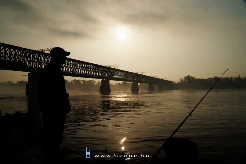 An ankler near jpest Railway Bridge photo