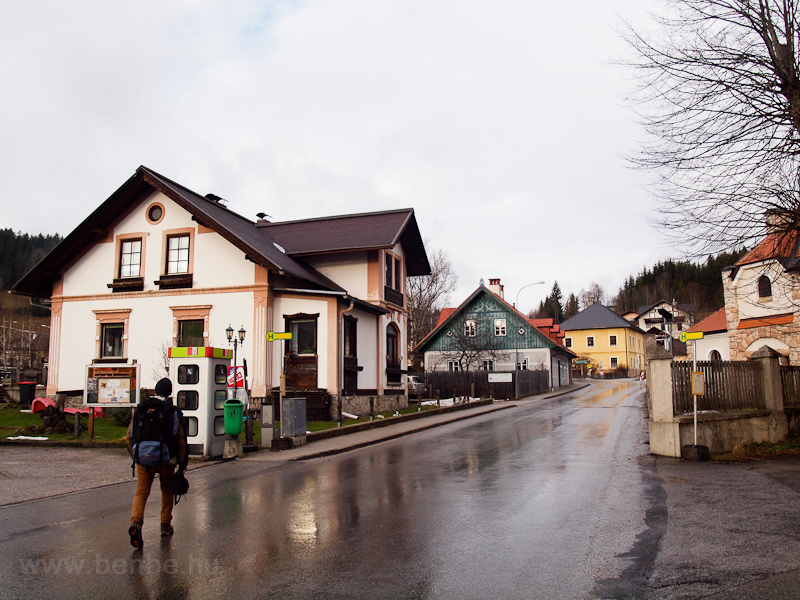 Mitterbach falu a Gemeindealpe tvben fot