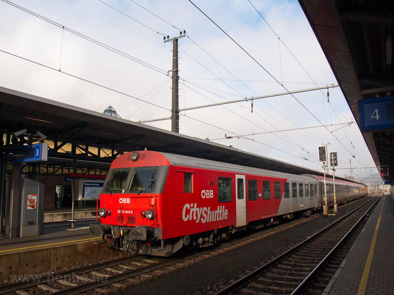 The BB 80-73 043-6 driving trailer seen at Bischofshofen photo