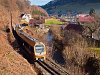 The ET1 Himmelstreppe electric multiple unit seen at Frankenfels village on the Mariazellerbahn