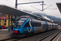 Az BB/S-Bahn Steiermark 4024 120-0 plyaszm Talent motorvonata Schladmingban