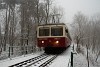 The Fogaskerekű Vast (60-as villamos) SGP 55 seen between Szchenyi-hegy and Mvsz t