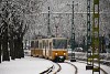 A BKK Tatra T5C5 4122 Fogaskerekű Vasút megállónál
